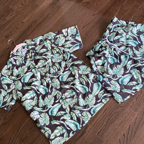 Trunks Surf and Swim Men’s Aloha Hawaiian Swim Trunks Matching Shirt. Size Small - Picture 16 of 16